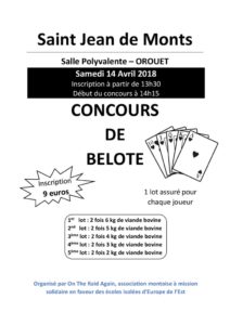 thumbnail of CONCOURS BELOTE 14 AVRIL 2018 à OROUET